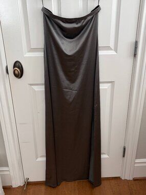 WEEKDAY Satin Slip Maxi Dress | Size M